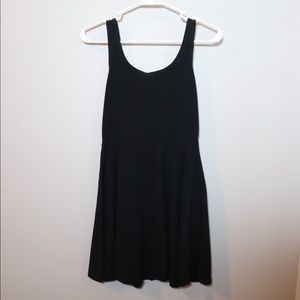 Express black skater dress